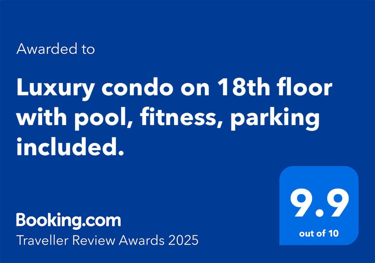 Luxury Condos On 18Th, 3Rd, 5Th Floor With Pool, Fitness, Parking Included Skopie Exterior foto